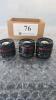 LOT OF 3, MEIKE 50mm F1.7 MFT LENS