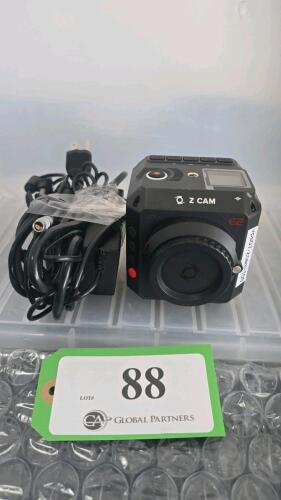 Z CAM E2 MODULAR 4K CINEMA CAMERA W/POWER CONVERSION CABLE AND POWER ADAPTER