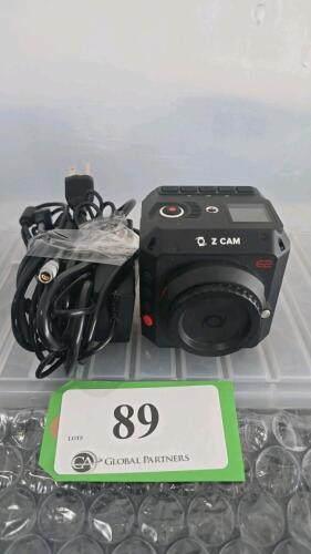 Z CAM E2 MODULAR 4K CINEMA CAMERA W/POWER CONVERSION CABLE AND POWER ADAPTER