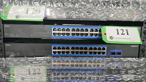 LOT OF 2, TRENDNET TEG-30262 10G SWITCH