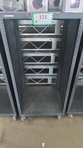 SAMSON 20in x 43in x 18in AUDIO AND VIDEO ROLLING RACK