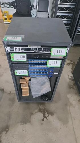SAMSON 20in x 43in x 18in AUDIO AND VIDEO ROLLING RACK