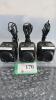 LOT OF 3, Z CAM E2 MODULAR 4K CINEMA CAMERA W/POWER CONVERSION CABLE ONLY (NO POWER ADAPTER)