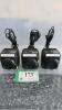 LOT OF 3, Z CAM E2 MODULAR 4K CINEMA CAMERA W/POWER CONVERSION CABLE ONLY (NO POWER ADAPTER)