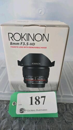 RIKINON 8mm F3.5-HD FISHEYE LENS