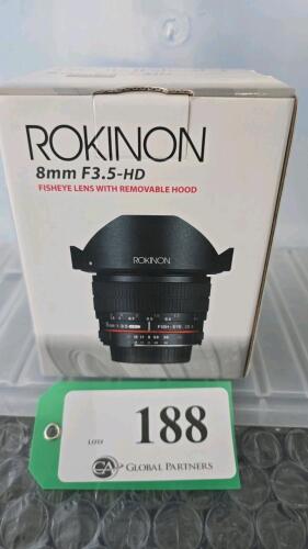 RIKINON 8mm F3.5-HD FISHEYE LENS