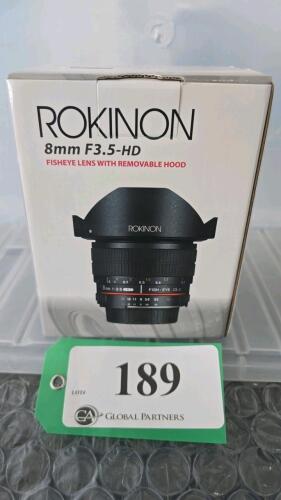 RIKINON 8mm F3.5-HD FISHEYE LENS