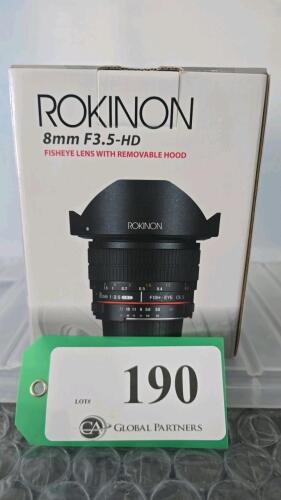 RIKINON 8mm F3.5-HD FISHEYE LENS