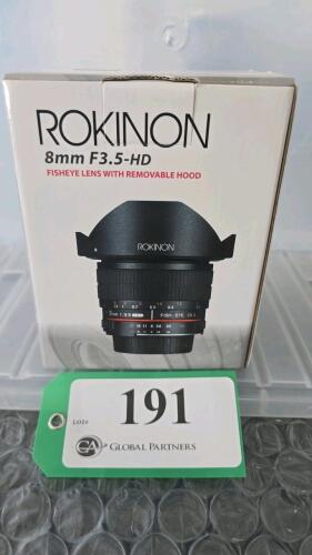 RIKINON 8mm F3.5-HD FISHEYE LENS