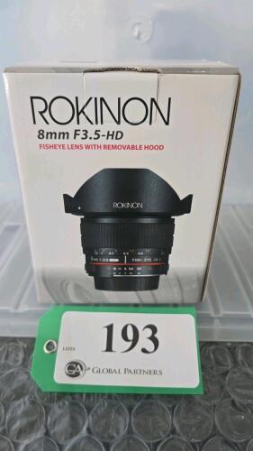 RIKINON 8mm F3.5-HD FISHEYE LENS