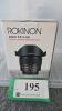 RIKINON 8mm F3.5-HD FISHEYE LENS
