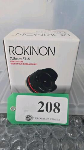 ROKINON 7.5mm F3.5 FISHEYE LENS