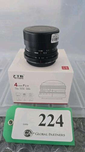 7ARTISANS 4mm F2.8 APS-C LENS