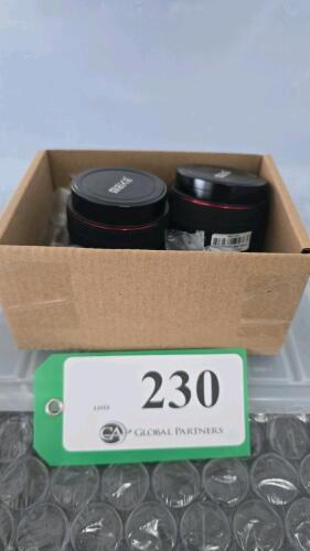 LOT OF 2, MEIKE 6.5mm F2.0 MFT LENS (NO BOX)