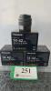 LOT OF 3, PANASONIC LUMIX G VARIO 14-42mm F3.5-5.6 II ASPH LENS