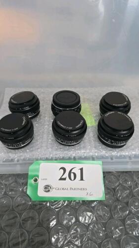 LOT OF 6, TTARTISAN ASP-C 25mm F2 MFT LENS