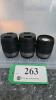 LOT OF 3, LUMIX 14-42mm LENSES