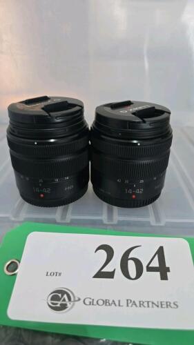 LOT OF 2, LUMIX 14-42mm LENSES