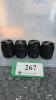 LOT OF 4, LUMIX 14-42mm LENSES