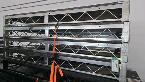 LOT OF 4 PANELS 6x4 DECK SYSTEM STEEL DECK STAGE PANELS