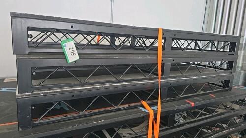 LOT OF 4 PANELS 6x3 DECK SYSTEM STEEL DECK STAGE PANELS W/ SOUNDPROOFING
