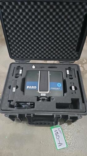 FARO S150+ LASER SCANNER, W/2 BATTERIES, POWER ADAPTER, POWER DOCK