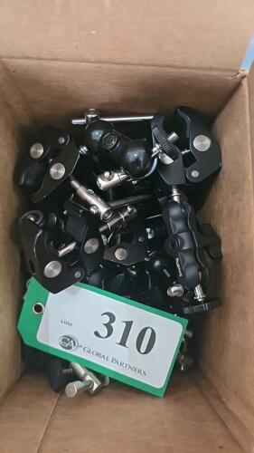 LOT OF 30, SMALLRIG MULTIFUNCTIONAL CRAB CLAMP W/BALL HEAD ARM