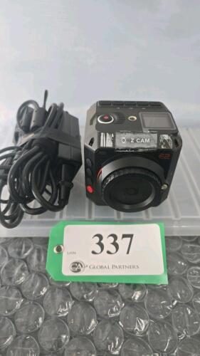Z CAM E2 MODULAR 4K CINEMA CAMERA W/POWER CONVERSION CABLE AND POWER ADAPTER