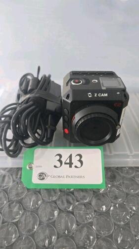 Z CAM E2 MODULAR 4K CINEMA CAMERA W/POWER CONVERSION CABLE AND POWER ADAPTER