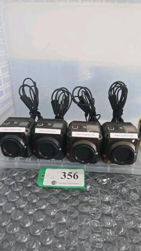 LOT OF 4, Z CAM E2 MODULAR 4K CINEMA CAMERA W/POWER CONVERSION CABLE ONLY