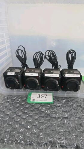 LOT OF 4, Z CAM E2 MODULAR 4K CINEMA CAMERA W/POWER CONVERSION CABLE ONLY