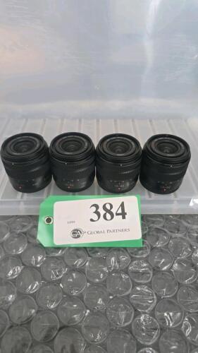 LOT OF 4, PANASONIC LUMIX 14-42mm LENSES