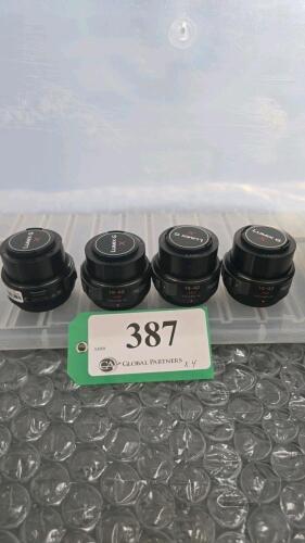 LOT OF 4, PANASONIC LUMIX G 14-42mm LENSES
