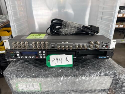 (1) AJA VIDEO SYSTEMS K3G - BOX WITH (1) AJA K1 PRO RACK