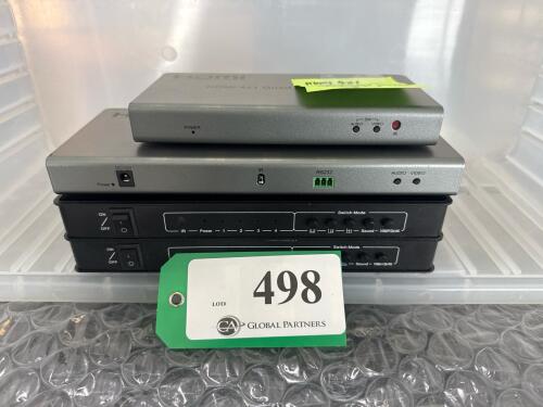 LOT OF 4 ASSORTED HDMI MULTI-VIEWER