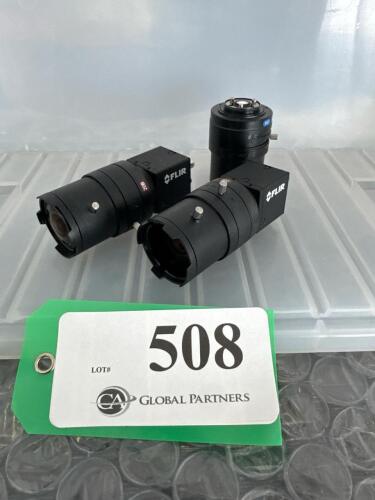 LOT OF 2 FLIR USB CAMERAS WITH ASSORTED LENSES