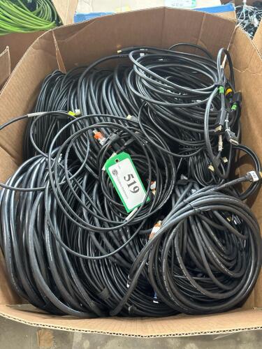 BOX OF ASSORTED HDMI CABLES