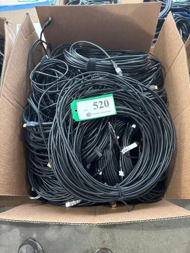 BOX OF ASSORTED HDMI CABLES
