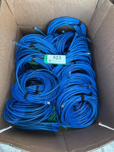 BOX OF ASSORTED ETHERNET CABLES