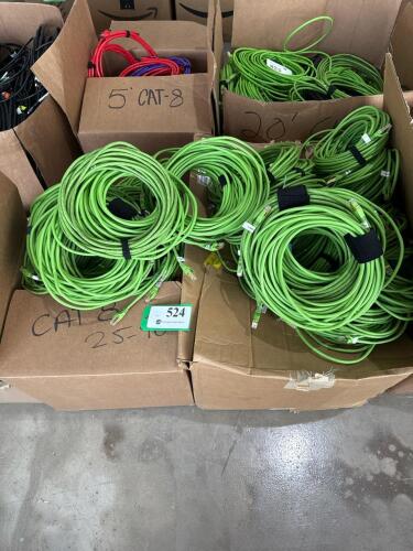 2 BOXES OF ASSORTED ETHERNET CABLES