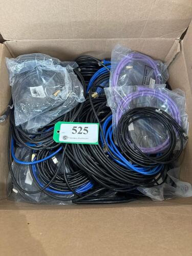 2 BOXES OF ASSORTED ETHERNET CABLES