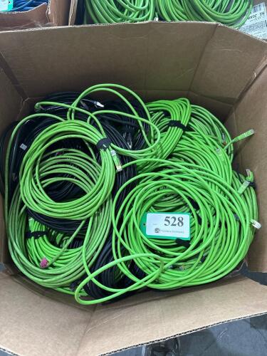 2 BOXES OF ASSORTED ETHERNET CABLES
