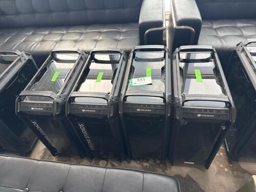 LOT OF 4 COUGAR PC CASES