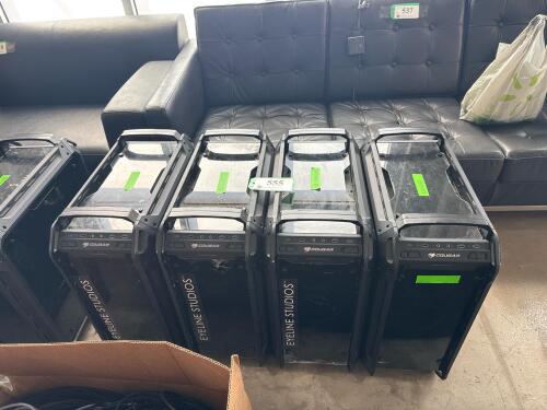 LOT OF 4 COUGAR PC CASES