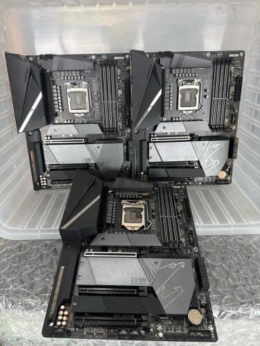 LOT OF 3 Gigabyte Z590 AORUS PRO AX ATX Motherboard
