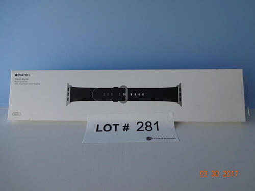 "Apple horloge band, artikel #9588577, reguliere prijs Ã„179.00 ("Apple" Watch Band - Item #9588577 Regular price 179.00)