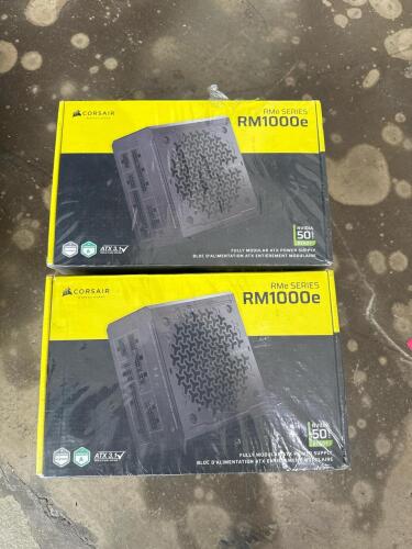 LOT OF 2 Corsair RM1000e Fully Modular ATX Power Supply