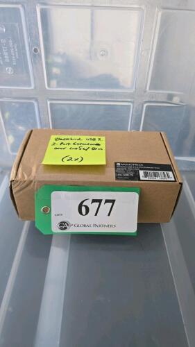 LOT OF 2, MONOPRICE BLACKBIRD USB 2.0 2-PORT EXTENDER OVER CAT 5e/6 50m