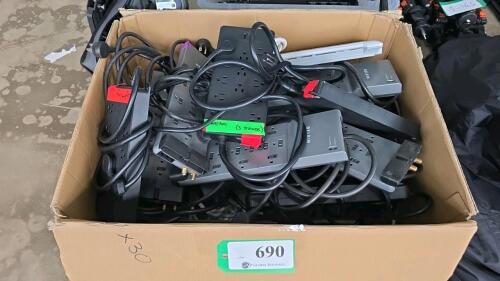 LOT OF 30 ASST&rsquo;D SURGE PROTECTORS
