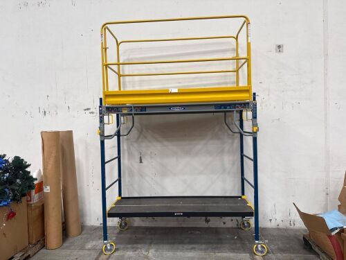 WERNER SEEL MULTI-PURPOSE ROLLING SCAFFOLDING, 6&rsquo; FT H X 6.2&rsquo; FT WIDE X 2.5 FT D